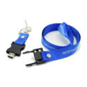 USB de plástico con tela 8gb
